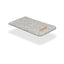 Mobile phone case for Samsung Galaxy Z Flip4 | made of felt and organic cotton | light gray - colorful | model "LET"