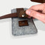Handy belt pouch for Samsung Galaxy S22 Ultra | with magnetic closure and card compartment | light gray | model CLIP