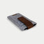 Handy belt pouch for iPhone 16 Pro | with magnetic closure and card compartment | light gray | model CLIP