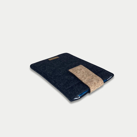 Case for Boox Ultra C Pro | with magnetic closure and extra compartment | anthracite - Shapes | Model "HAKA"