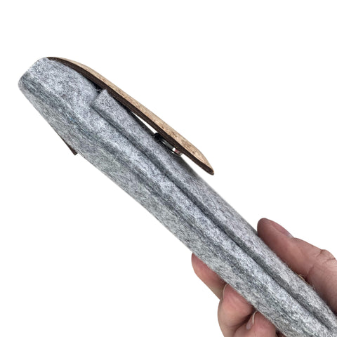 Case for Tolino Vision Color | with magnetic closure and extra compartment | light gray - Colorful | Model "HAKA"