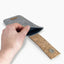 Mobile phone case for Samsung Galaxy S20 FE | with magnetic closure and extra compartment | light gray - Tracks | Model HAKA