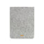 Case for HP Envy | made of felt and organic cotton | light gray - Bloom | Model "LET"