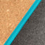 Accessory bag for cables & Co. | made of felt and cork | anthracite-azure