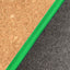 Accessory bag for cables & Co. | made of felt and cork | anthracite-green