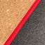 Accessory bag for cables & Co. | made of felt and cork | anthracite-red