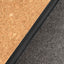 Accessory bag for cables & Co. | made of felt and cork | anthracite-black
