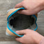 Accessory bag for cables & Co. | made of felt and cork | anthracite-azure