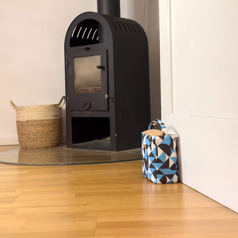Sustainable doorstop | from fabric scraps | Shapes