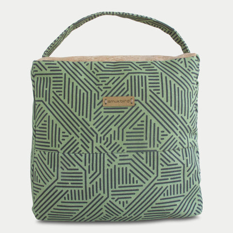 Sustainable doorstop | from fabric scraps | Stripes