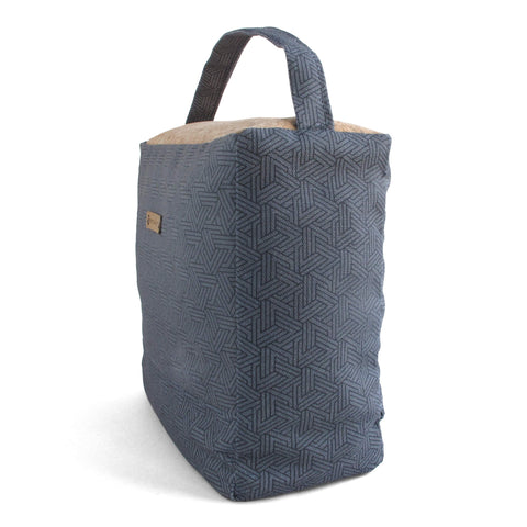 Sustainable doorstop | from fabric scraps | tracks