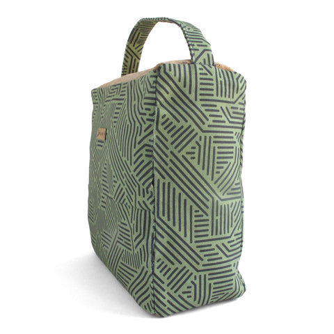 Sustainable doorstop | from fabric scraps | Stripes