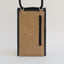Shoulder Bag for iPhone 11 Pro Max | made of felt and organic cotton | anthracite - stripes | Model KEDJA