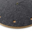 Wall clock made of felt and cork 30 cm | anthracite - black | Design: Esbjerg