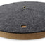 Wall clock made of felt and cork 30 cm | anthracite - black | Design: Esbjerg