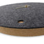 Wall clock made of felt and cork 30 cm | anthracite - gold | Design: Esbjerg