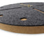 Wall clock made of felt and cork 30 cm | anthracite - gold | Design: Odense