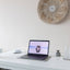 Mat for MacBooks made of felt and cork | 26x38cm | light grey