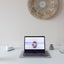 Mat for MacBooks made of felt and cork | 26x38cm | light grey