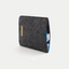 Mobile phone case for Xiaomi 14 | made of felt and organic cotton | anthracite - shapes | Model "LET"