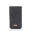 Mobile phone case with card compartment for Xiaomi Poco F4 | anthracite - tracks | Model "ZIP"