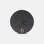 Wall clock made of felt and cork 30 cm | anthracite - black | Design: Aarhus