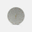 Wall clock made of felt and cork 30 cm | light gray - gold | Design: Esbjerg