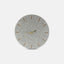Wall clock made of felt and cork 30 cm | light gray - gold | Design: Copenhagen