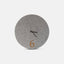 Wall clock made of felt and cork 30 cm | light gray - black | Design: Aarhus