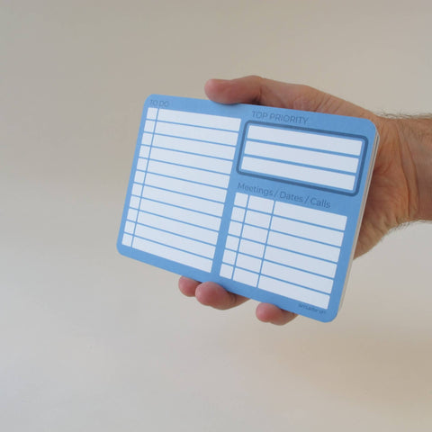 Sticky Notes Cards "ToDo" | 50 refill pack made from recycled paper