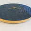 Wall clock Wabi Sabi Denim round 30 cm | Denim - Gold | Design: Saporo