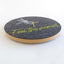 Felt and cork wall clock 30 cm | Design "Moment" by Anja Streese