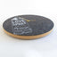 Felt and cork wall clock 30 cm | Design "Love" by Anja Streese