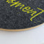 Felt and cork wall clock 30 cm | Design "Moment" by Anja Streese