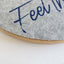 Felt and cork wall clock 30 cm | Design "Herz" by Anja Streese