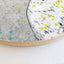 Felt and cork wall clock 30 cm | Design "Woman" by Anja Streese