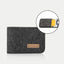 EC card case made of felt | anthracite - Bloom