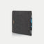 Case for MacBook Air M2 13.6" | made of felt and organic cotton | anthracite - Shapes | model "LET"