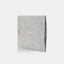 Case for MacBook Air M2 13.6" | made of felt and organic cotton | light gray - Tracks | model "LET"