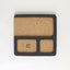 Organizer for mobile phone, keys, jewelery etc. | made of felt and cork | anthracite