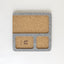 Organizer for mobile phone, keys, jewelery etc. | made of felt and cork | light grey