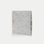 Sleeve for Galaxy Tab S6 lite | made of felt and organic cotton | light grey - bloom | "LET" model