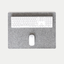 Desk pad made of felt and cork | 38x50cm | light grey