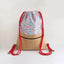 Gym bag, backpack | made of cotton and cork | Colorful