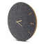 Wall clock made of felt and cork 30 cm | anthracite - gold | Design: Copenhagen