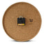 Wall clock Wabi Sabi Denim round 30 cm | Denim - Gold | Design: Nagoya