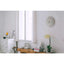 Wall clock made of felt and cork 30 cm | light gray - black | Design: Esbjerg