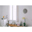 Wall clock made of felt and cork 30 cm | light gray - gold | Design: Copenhagen