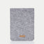 Cover for Kindle Oasis 10 | made of felt and organic cotton | light gray - tracks | Model "LET"