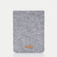 Case for Kindle Kids (2022) | made of felt and organic cotton | light gray - tracks | Model "LET"